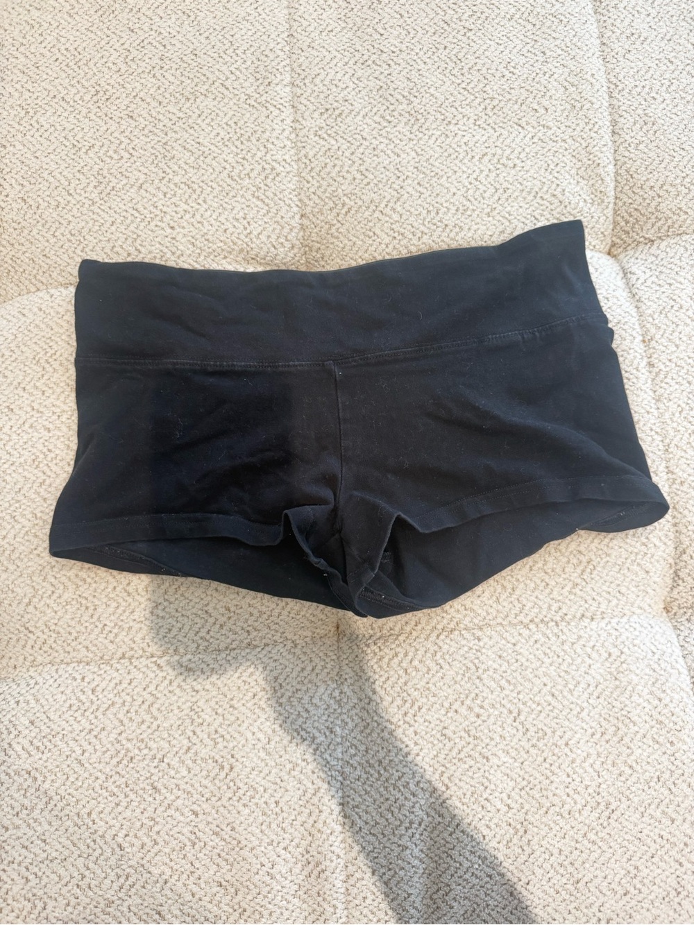 TNA Women's Black Stretch Workout Shorts
